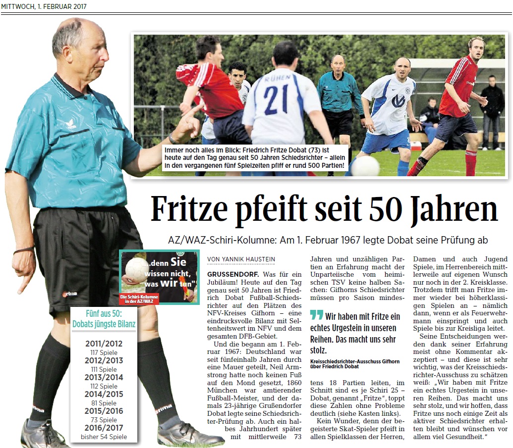 Aller Zeitung vom 01. Februar 2017 Aller Zeitung vom 01. Februar 2017